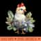 Christmas chicken - Instant PNG Download - Convenience