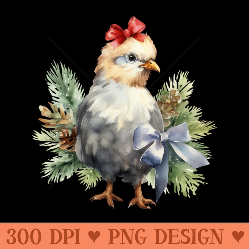 Christmas chicken - Instant PNG Download - Convenience