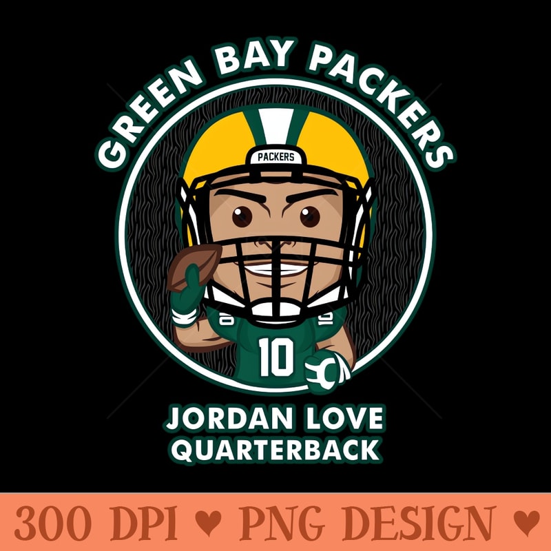 Jordan Love - Digital PNG Download - Customer Support