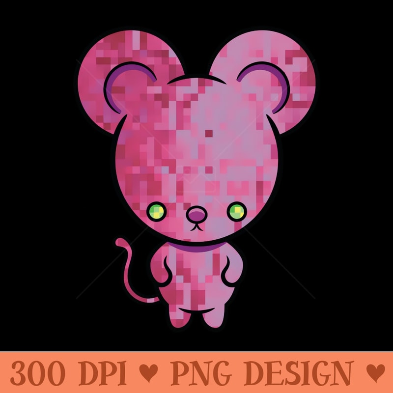 Pixel Mouse - Digital PNG Files - Latest Updates