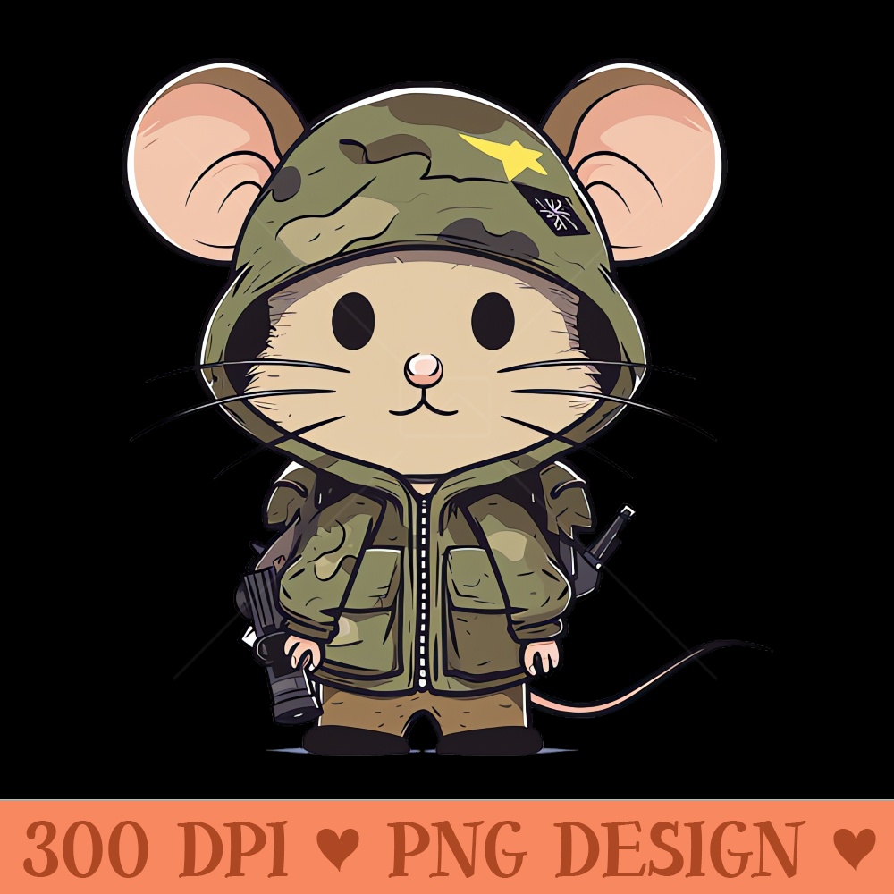 Army Mouse - PNG Download Pack - Convenience
