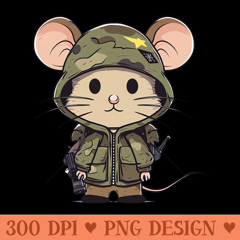 Army Mouse - PNG Download Pack - Convenience