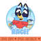 Bluey and Bingo race - Instant PNG Download - Customer Support