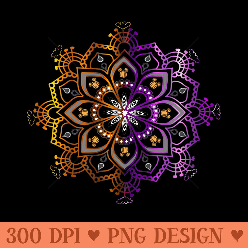 Halloween mouse ear Mandala - PNG Designs - Popularity