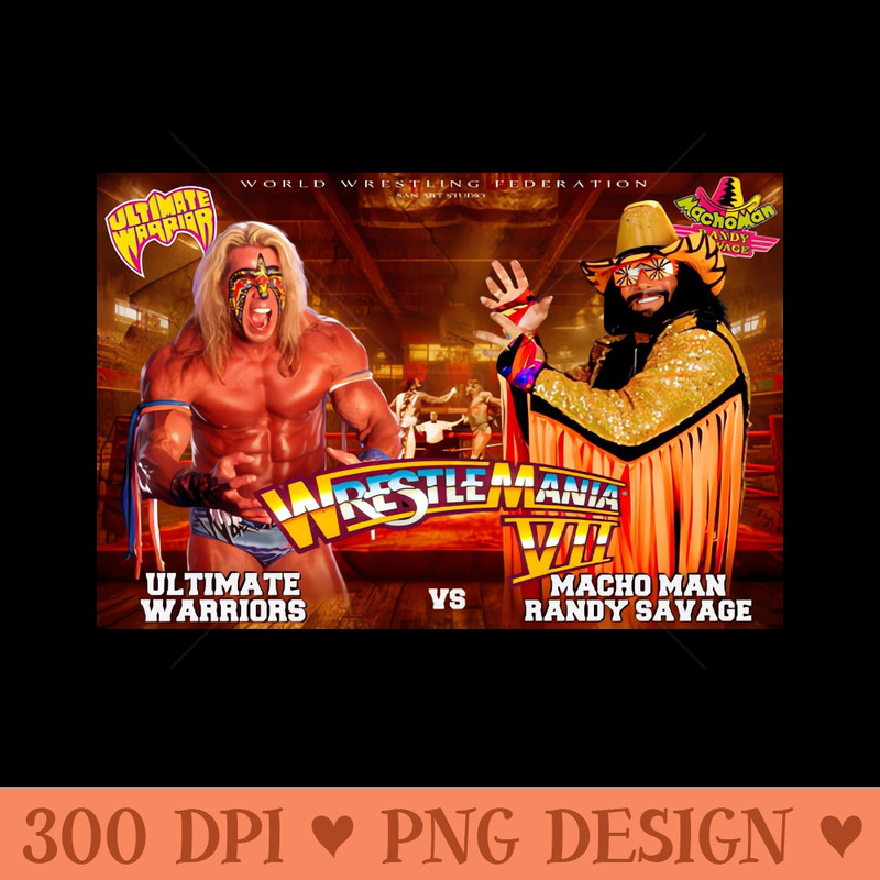 Warrior v Macho - PNG Artwork - Flexibility