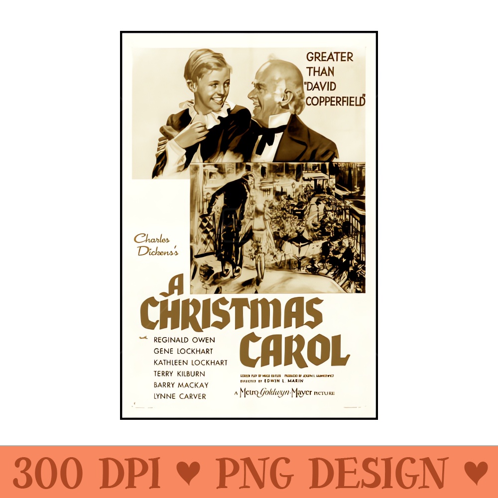 A Christmas Carol - PNG Illustrations - Variety