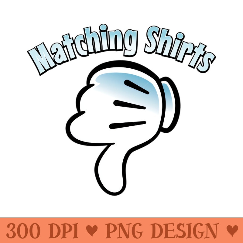 Matching Mouse Shirts - PNG Clipart - Variety