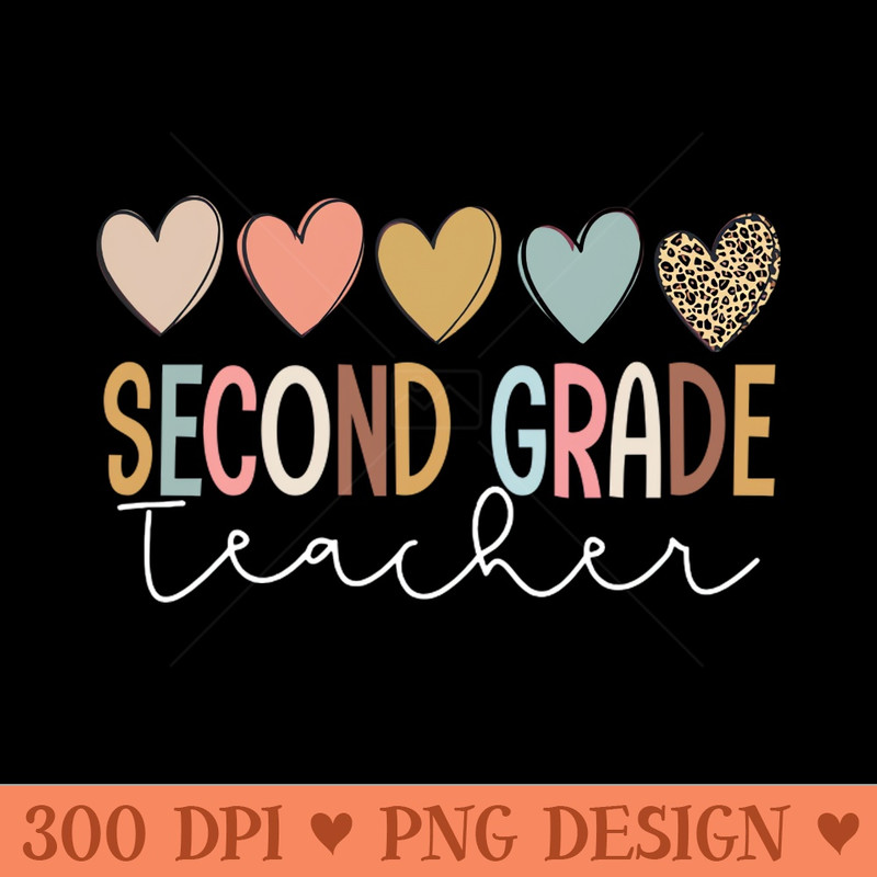 First Grade Teacher, Second Grade Teacher, First Day of School, Back To School - Download PNG Graphics - Popularity