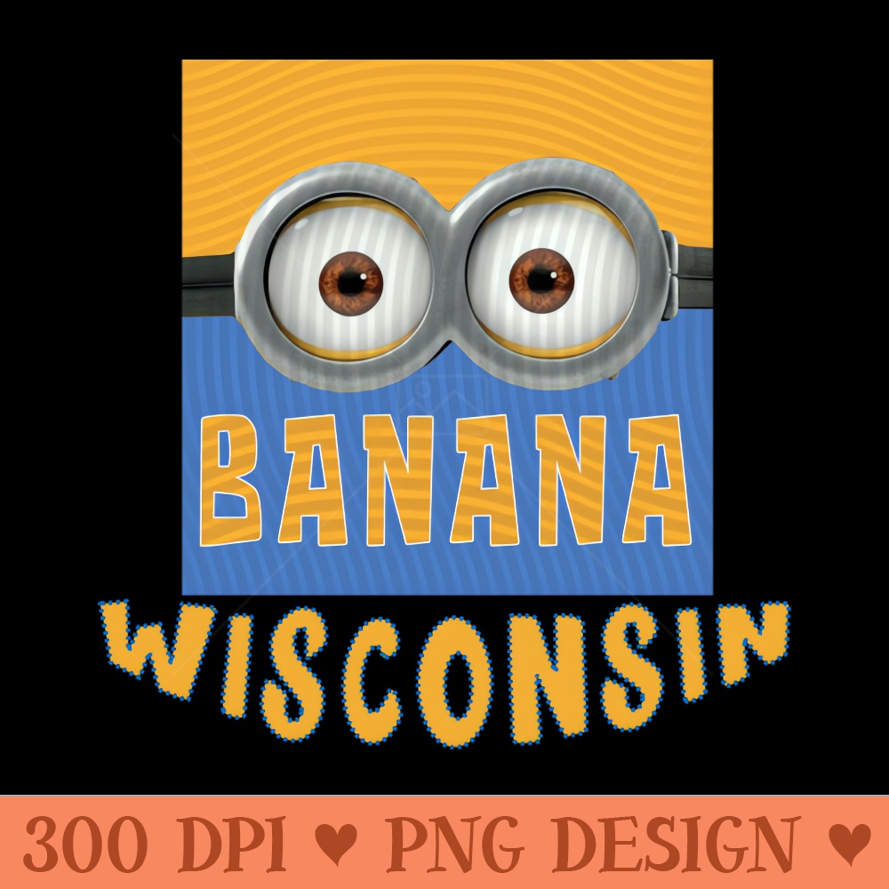DESPICABLE MINION AMERICA WISCONSIN - Sublimation PNG - Convenience