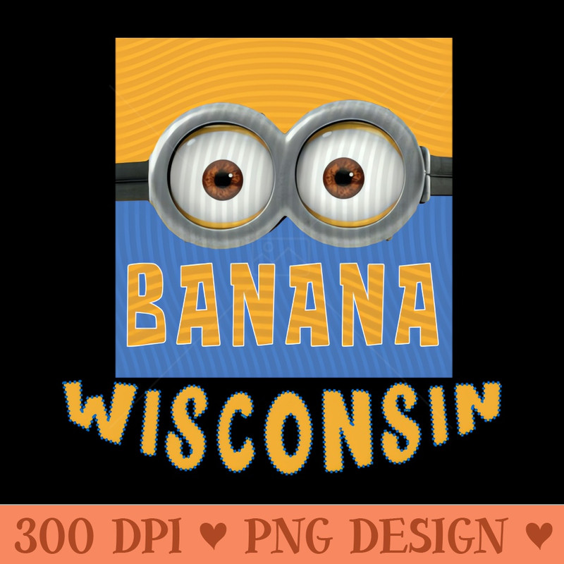 DESPICABLE MINION AMERICA WISCONSIN - Sublimation PNG - Convenience
