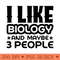 I like biology and maybe 3 people - High-Quality PNG Download - Variety