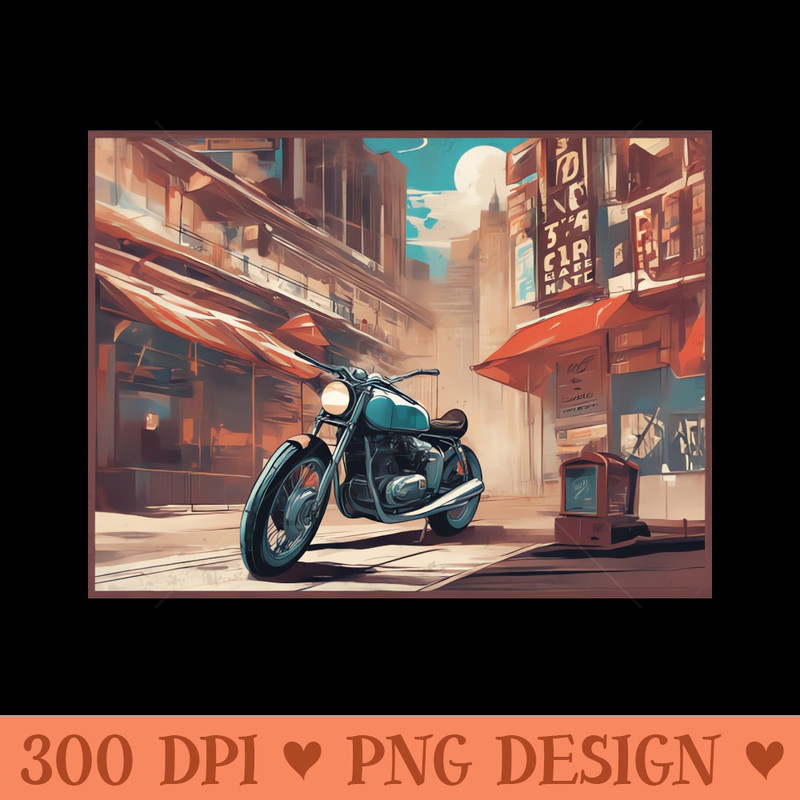Vintage Cafe racer 50s vibe motorcycle - PNG Download - Convenience