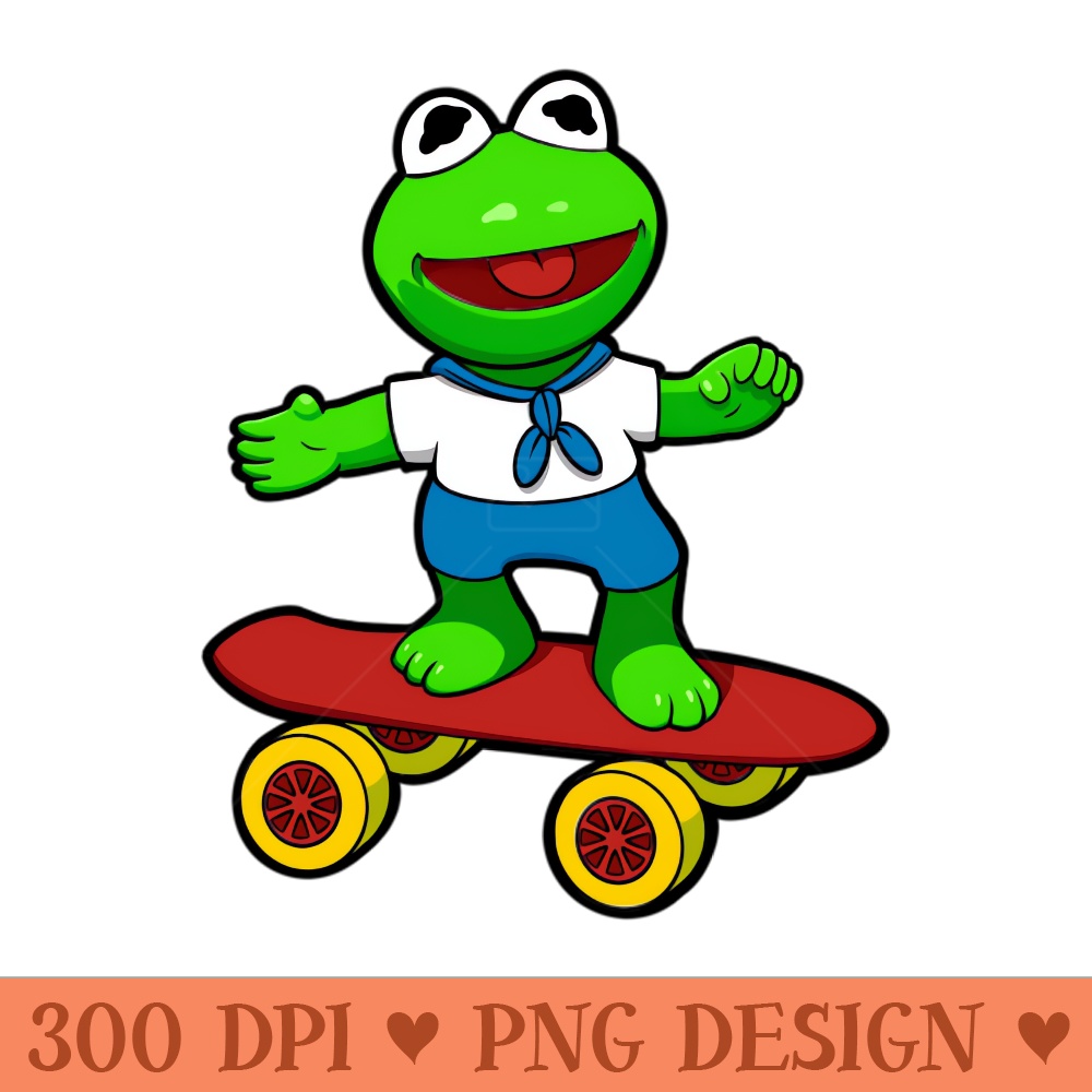 Baby Kermit 1986 Happy Meal Toy - Digital PNG Graphics - Flexibility