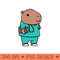 Capybara Nurse Boy - PNG Image Downloads - Convenience