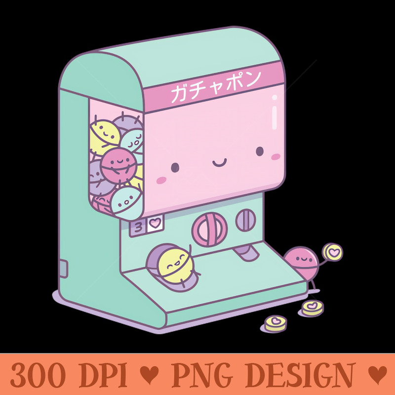 Cute Japanese Gachapon Capsule Toy Machine - High-Quality PNG Download - Flexibility