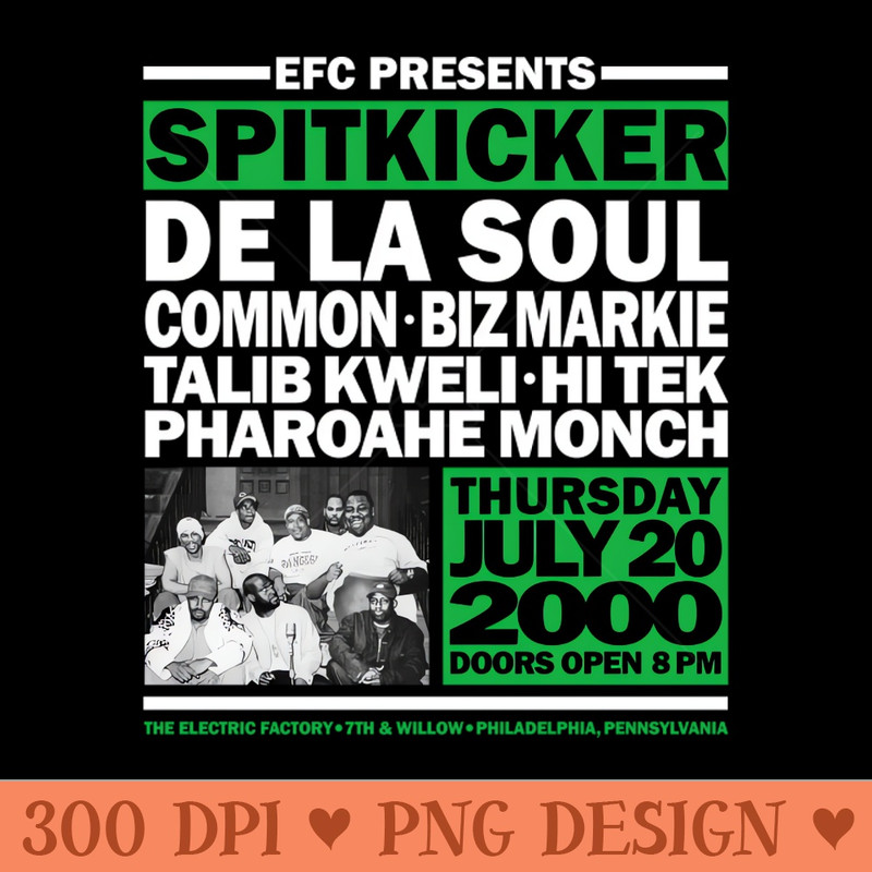 Spitkicker Tour Poster - Instant PNG Download - Latest Updates