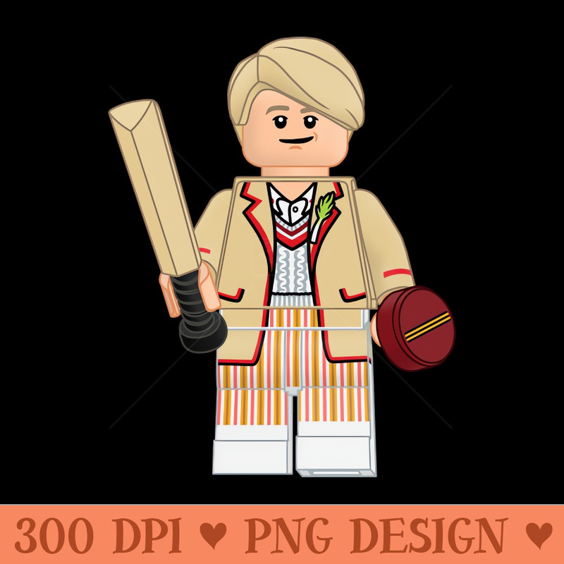 Lego Fifth Doctor - Sublimation PNG Designs - Convenience