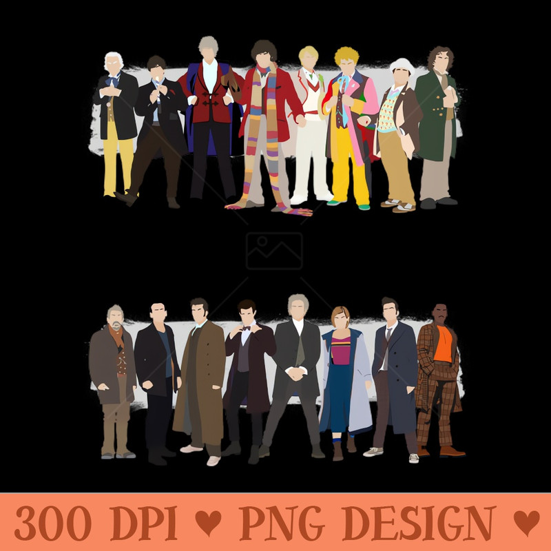 All the Doctors - PNG Downloadable Resources - Unique