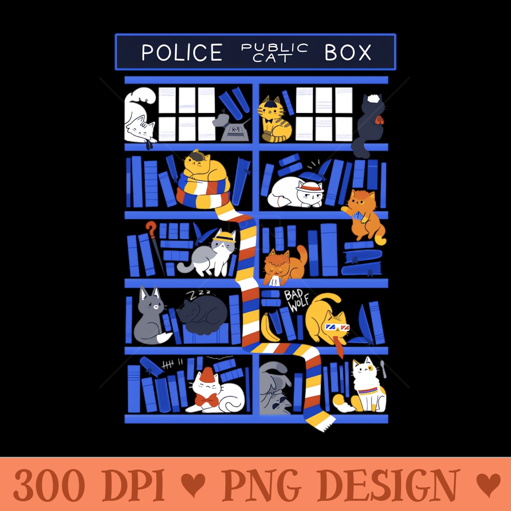 Library Box Who - Instant PNG Download - Latest Updates