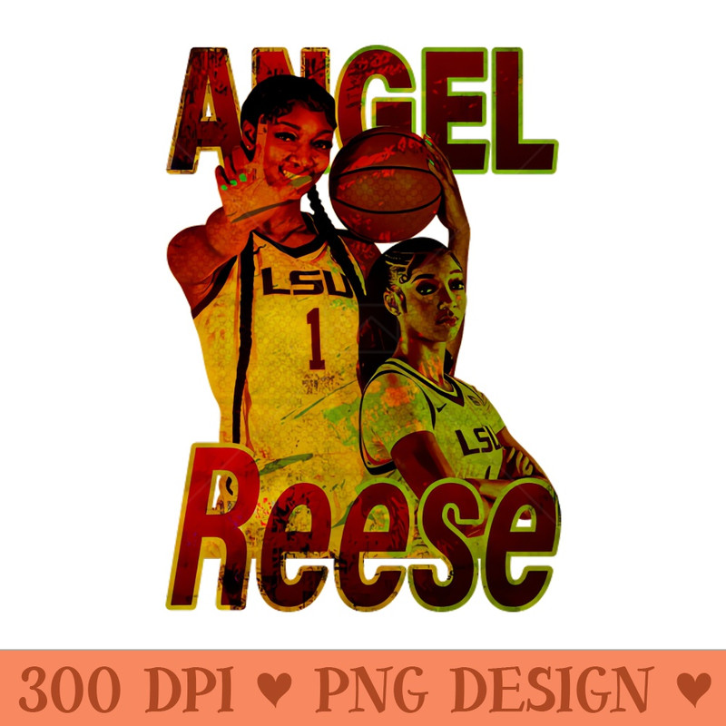 Angel Reese Retro Style - PNG Download - Popularity