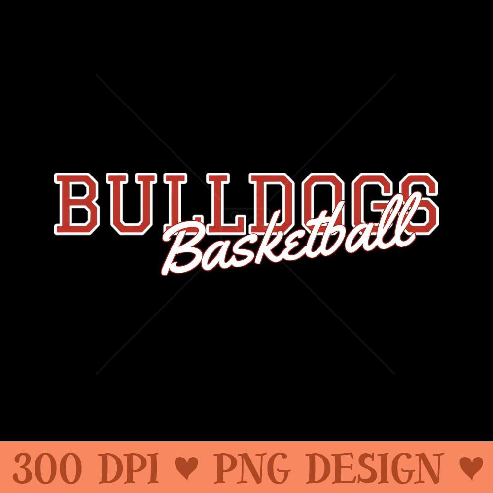 Bulldogs basketball design - PNG Downloadable Art - Flexibility