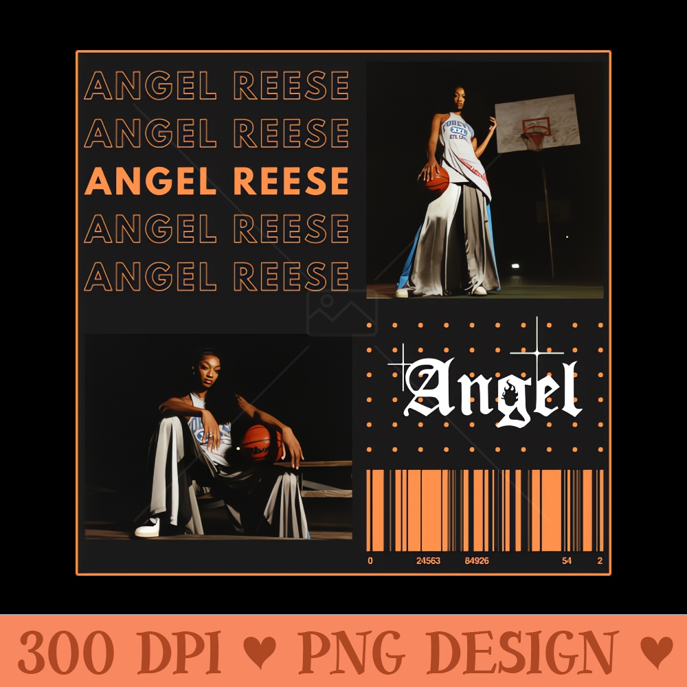 Angel Reese The Angel - PNG Downloadable Art - Convenience