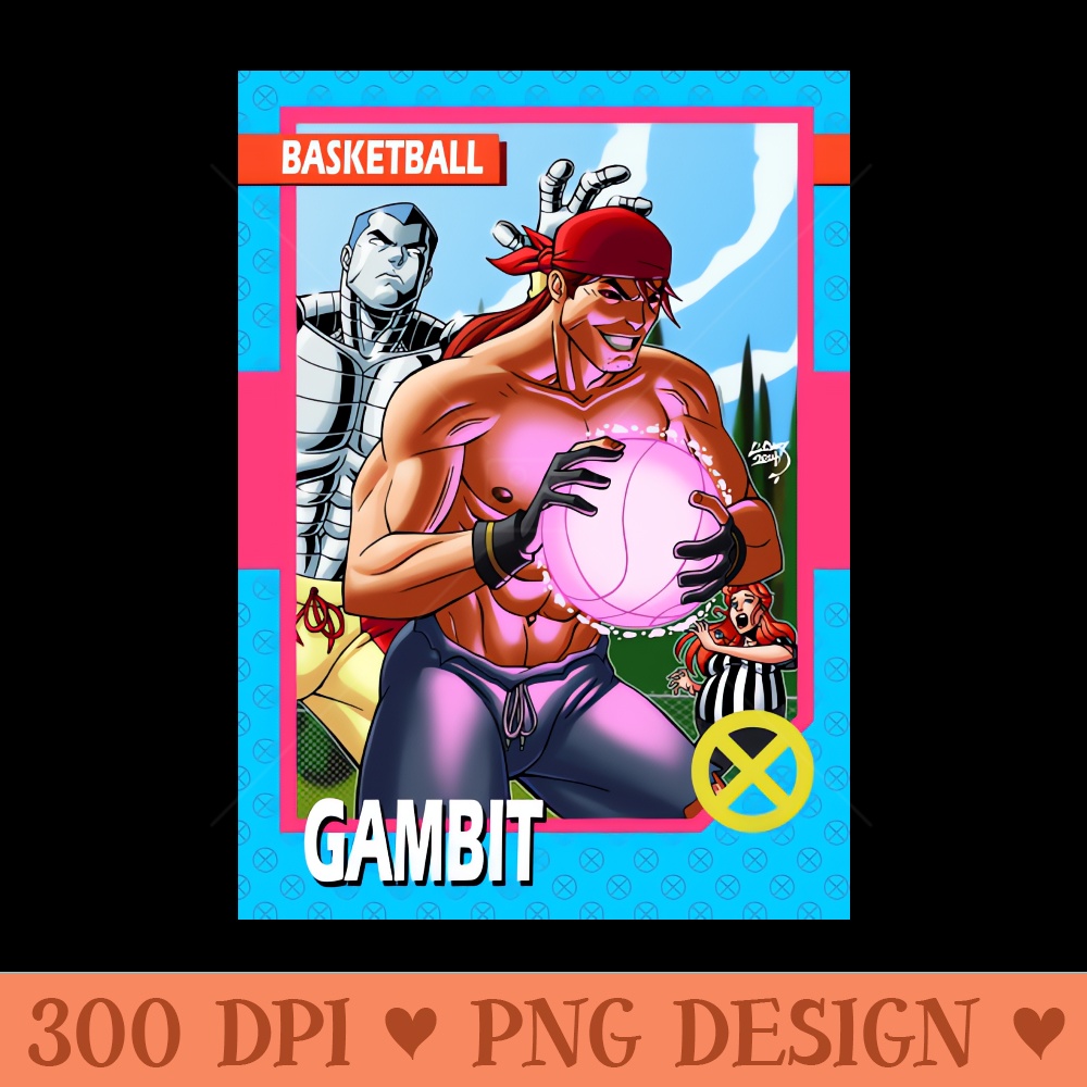 Gam97 Basketball Card - Digital PNG Art - Convenience