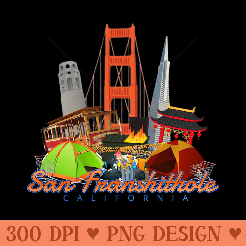 San Franshithole California - PNG Clipart - Variety