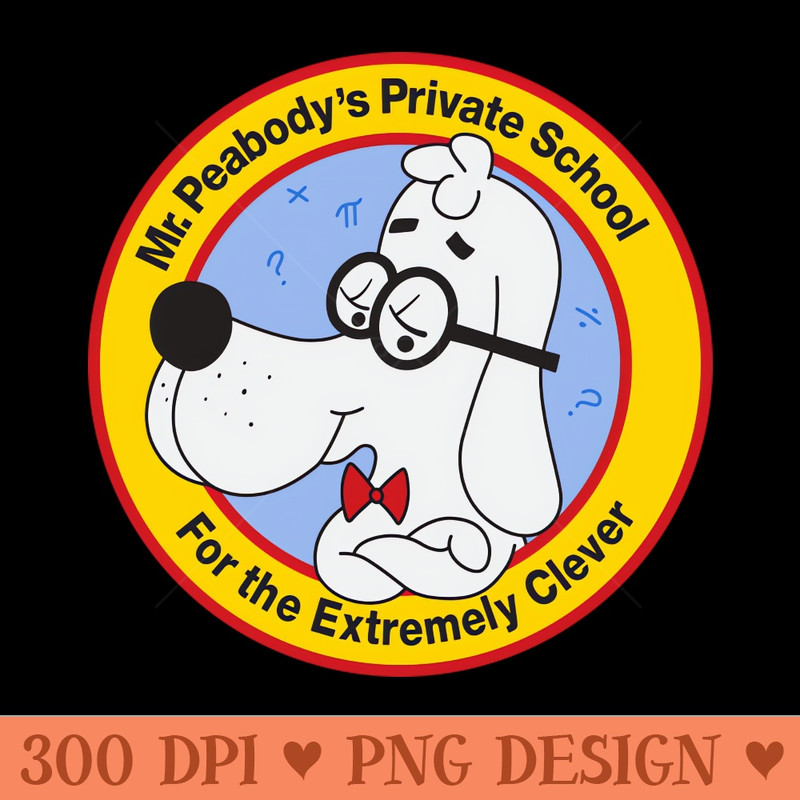 Mr. Peabodys School for the Extremely Clever - PNG Illustrations - Professional Design