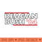 Reagan Bush 84. Funny Phrase, Presidential Campaign - Instant PNG Download - Professional Design