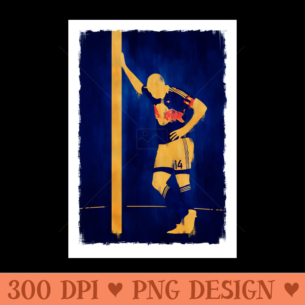 Thierry Henry NYRB MLS Football Artwork - Digital PNG Graphics - Variety