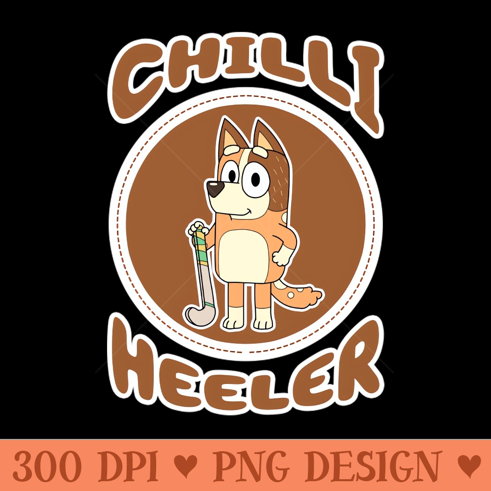 Chilli Heeler III - Sublimation PNG - Latest Updates