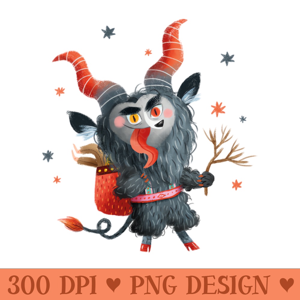 Cute Krampus - PNG Download Collection - High Quality 300 DPI
