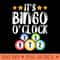 It's Bingo 0'clock T shirt For Women - PNG Download Bundle - Professional Design