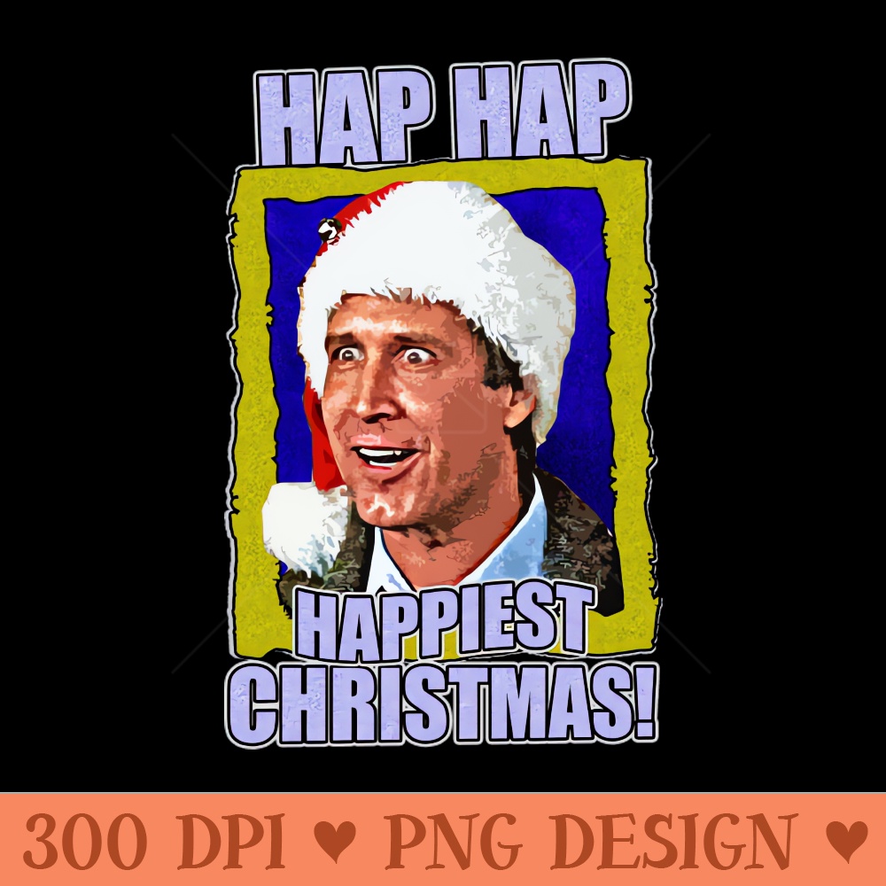 hap hap happiest christmas - Downloadable PNG - Good Value