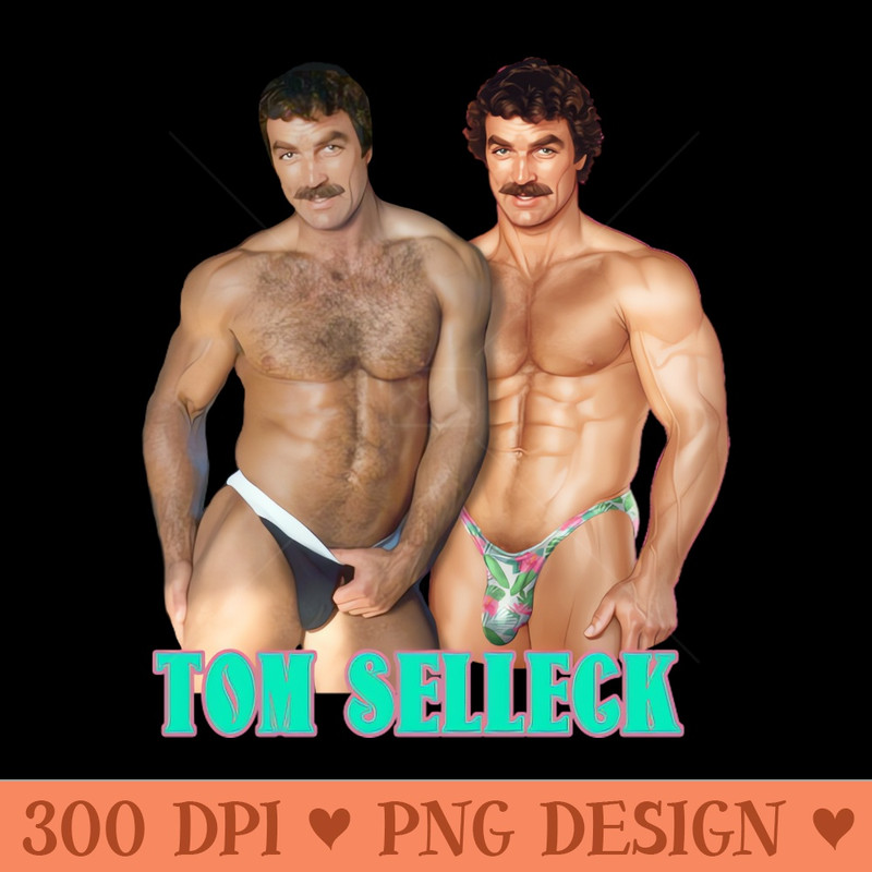 Tom Selleck 80s Hot Sexy - PNG Download - Unique