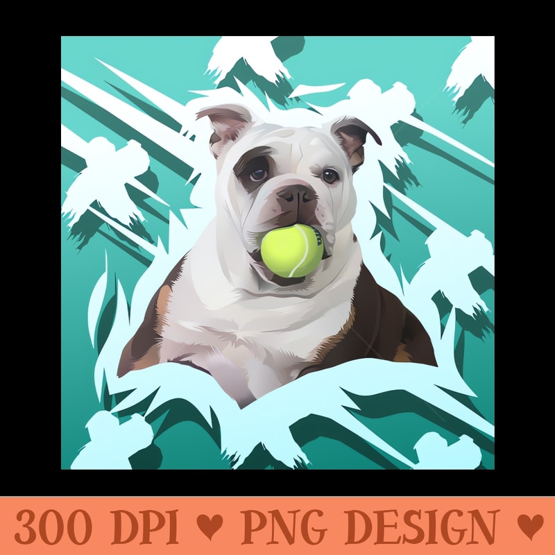 Cute The Dog With Ball- vector art the dog - PNG Clipart - Popularity