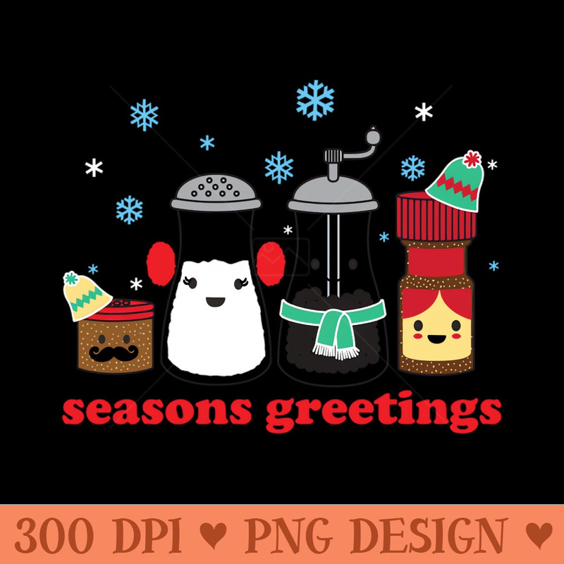 SEASONS GREETINGS - Sublimation PNG - Customer Support
