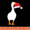 Christmas Goose Steals Santa Hat - PNG Download Store - Flexibility