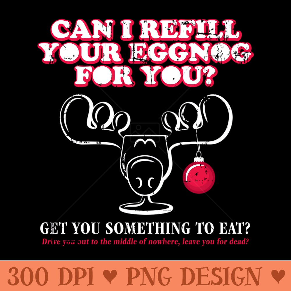 Christmas Vacation Eggnog (2020 variant) - Instant PNG Download - Good Value