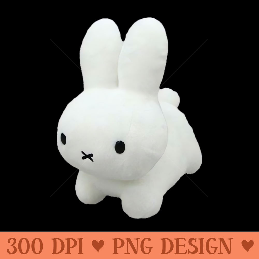 Vintage Cute Peluche Miffy - PNG Artwork - Unique