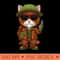 Cute Cat Explorer with Sunglasses and Phone - PNG Download Store - High Quality 300 DPI