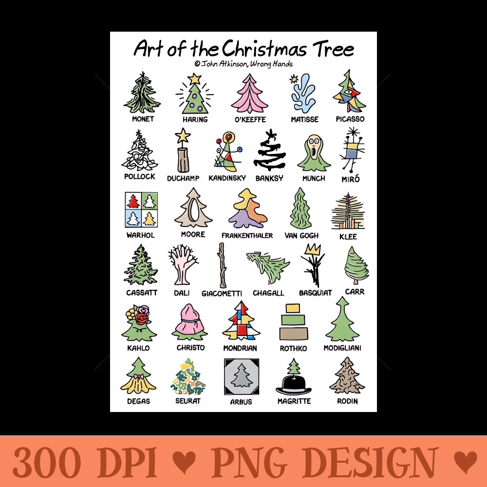 Art of the Christmas Tree - PNG Design Downloads - Variety