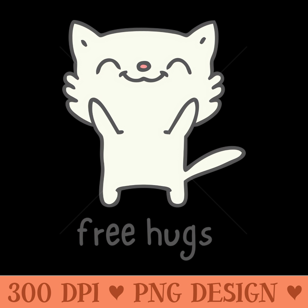 Free hugs from cat - Free PNG Downloads - Variety