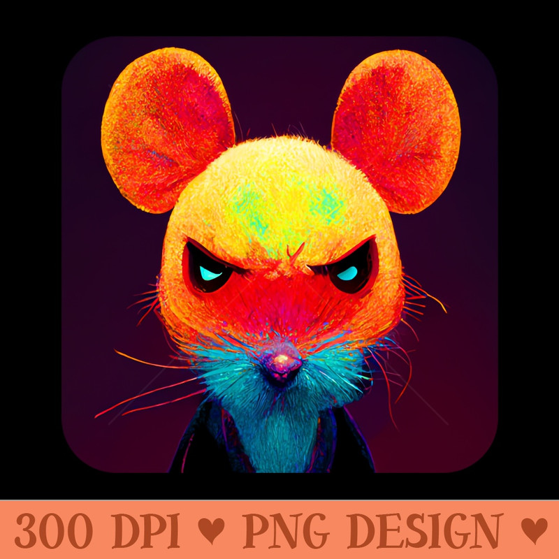 Angry mouse - PNG Illustrations - Convenience