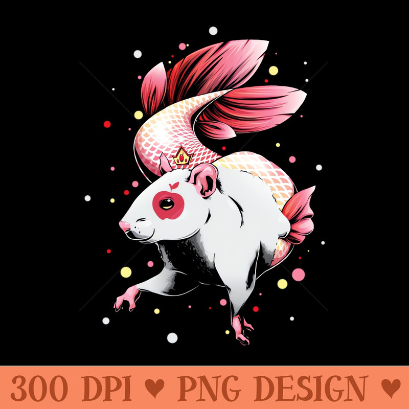 Mer-Rat - Mermaid Rat - Digital PNG Files - Customer Support