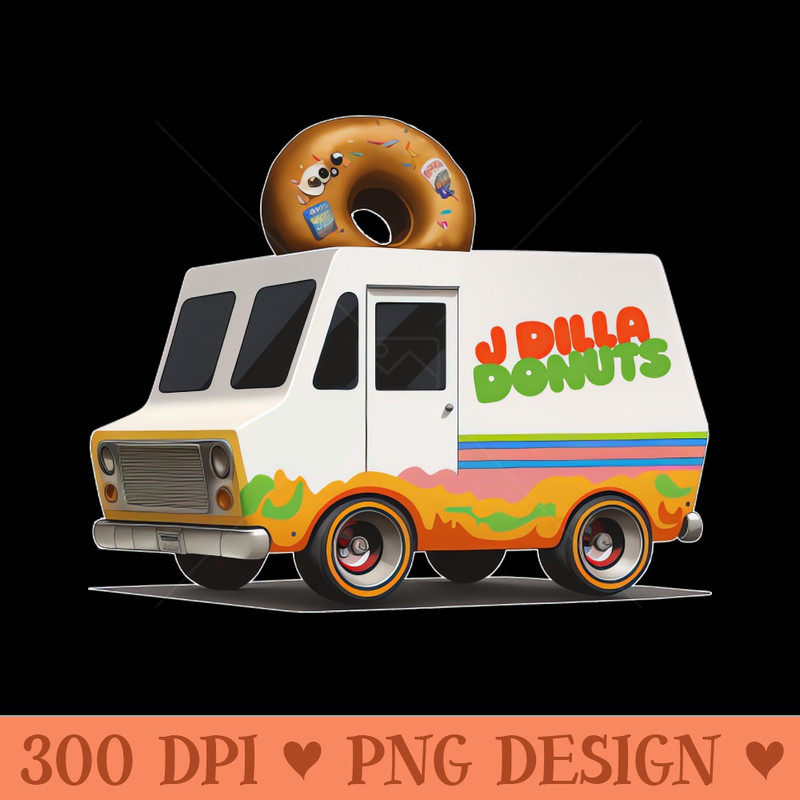 J Dilla Donuts Van - PNG File Download - Latest Updates