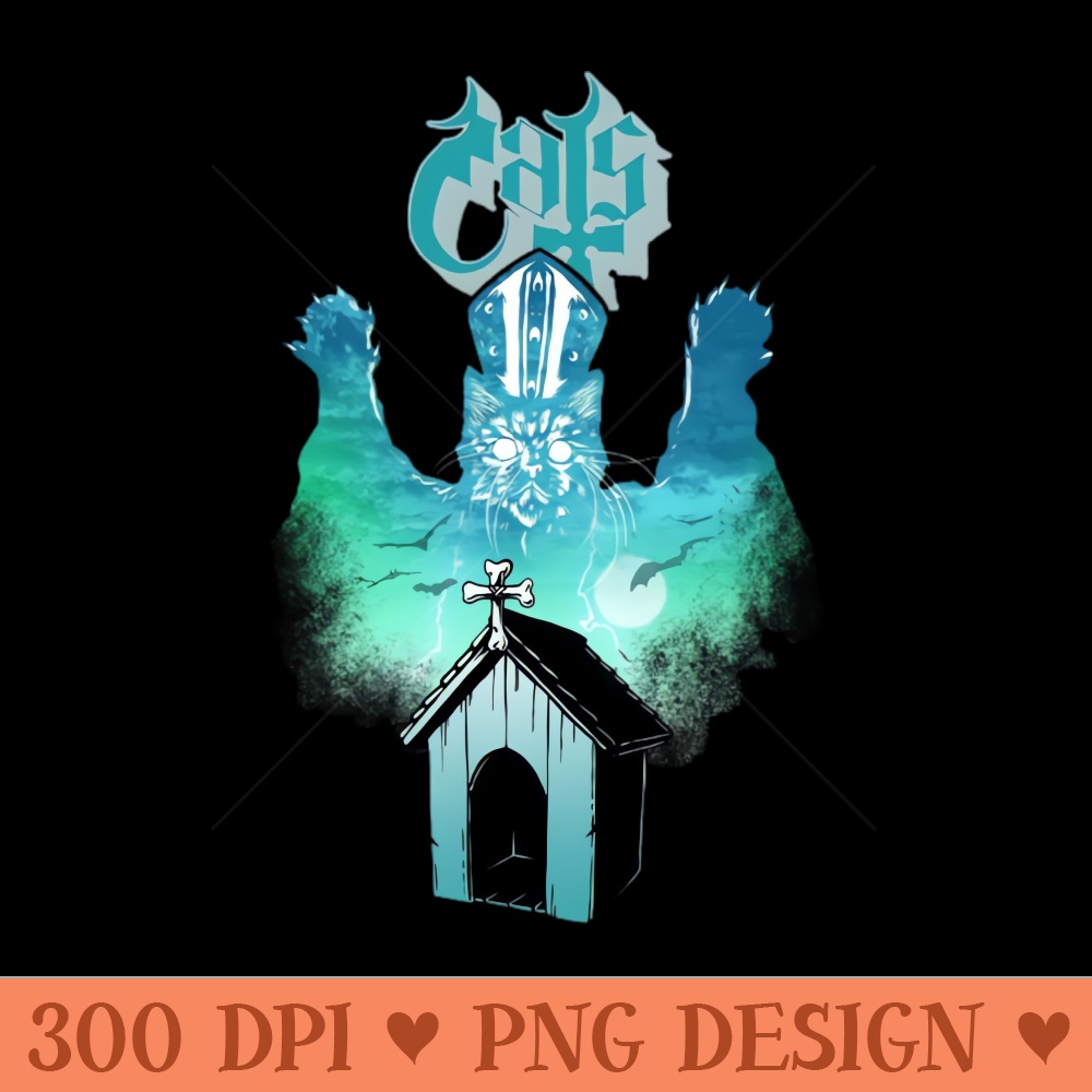 Ghost cat - PNG Download Bundle - Customer Support