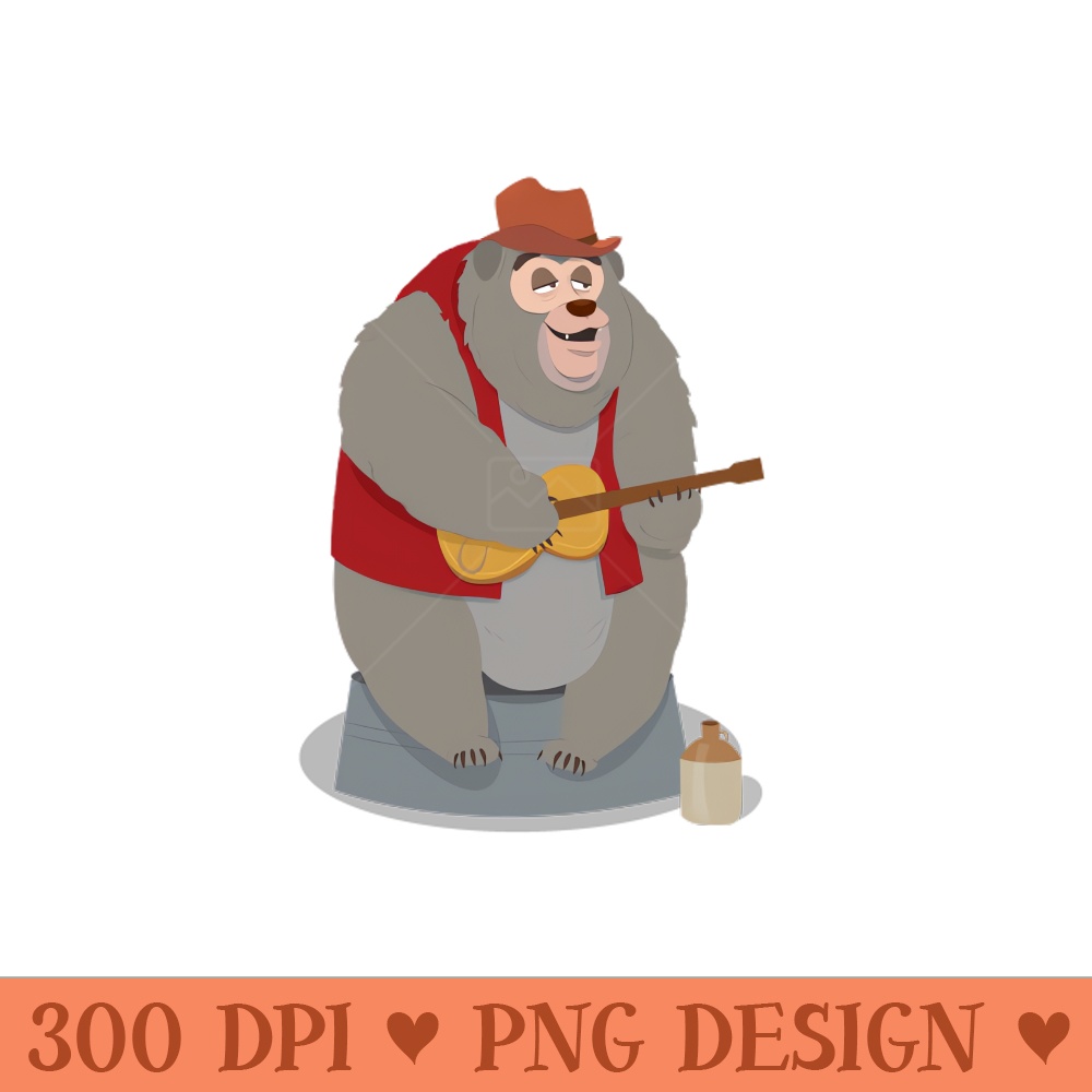 Big Al, The Country Bear - PNG File Download - Flexibility