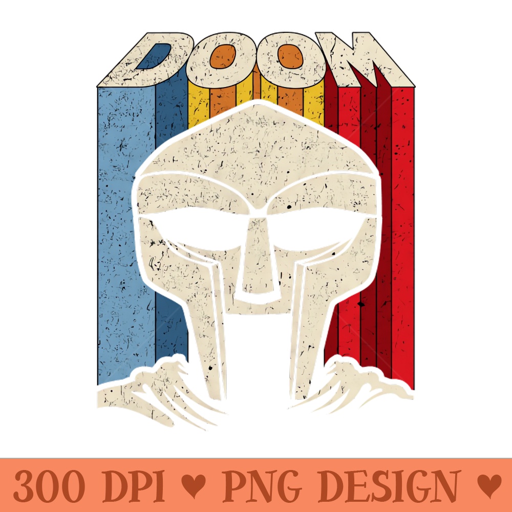 Doom Retro - PNG Printables - Professional Design